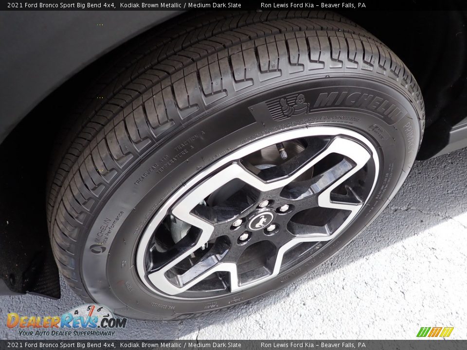 2021 Ford Bronco Sport Big Bend 4x4 Kodiak Brown Metallic / Medium Dark Slate Photo #10