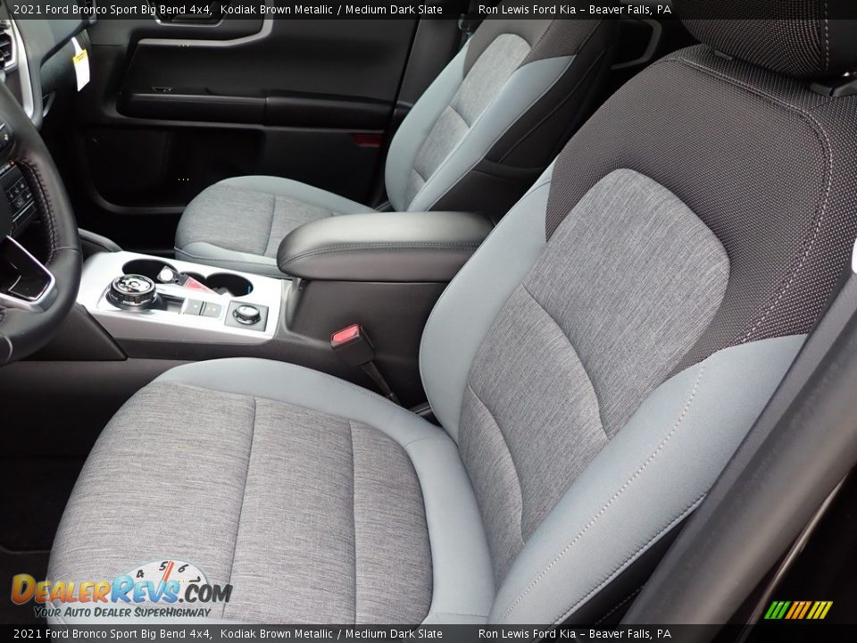 Front Seat of 2021 Ford Bronco Sport Big Bend 4x4 Photo #11
