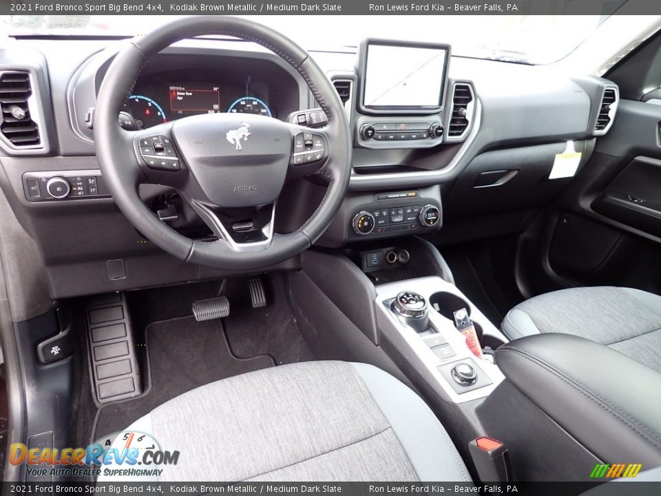 Dashboard of 2021 Ford Bronco Sport Big Bend 4x4 Photo #13