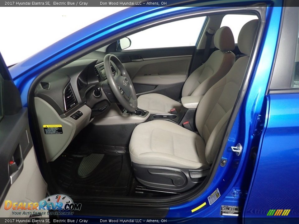 2017 Hyundai Elantra SE Electric Blue / Gray Photo #20