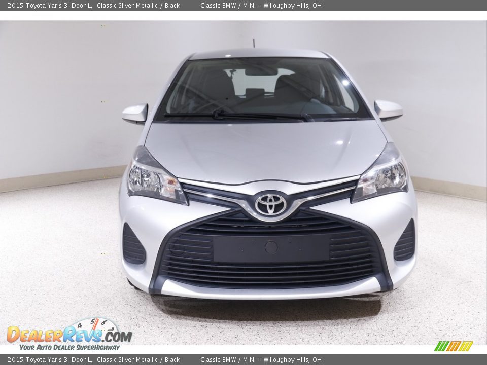 Classic Silver Metallic 2015 Toyota Yaris 3-Door L Photo #2