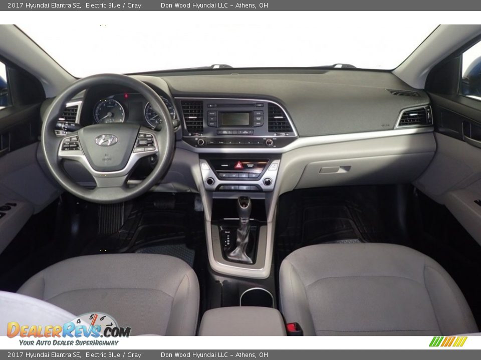 2017 Hyundai Elantra SE Electric Blue / Gray Photo #22