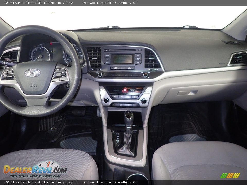 2017 Hyundai Elantra SE Electric Blue / Gray Photo #23