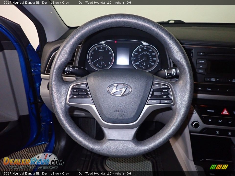 2017 Hyundai Elantra SE Electric Blue / Gray Photo #25