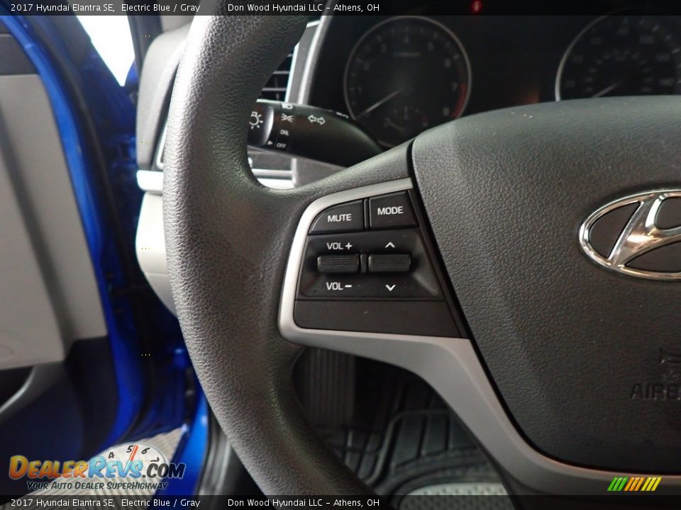 2017 Hyundai Elantra SE Electric Blue / Gray Photo #27