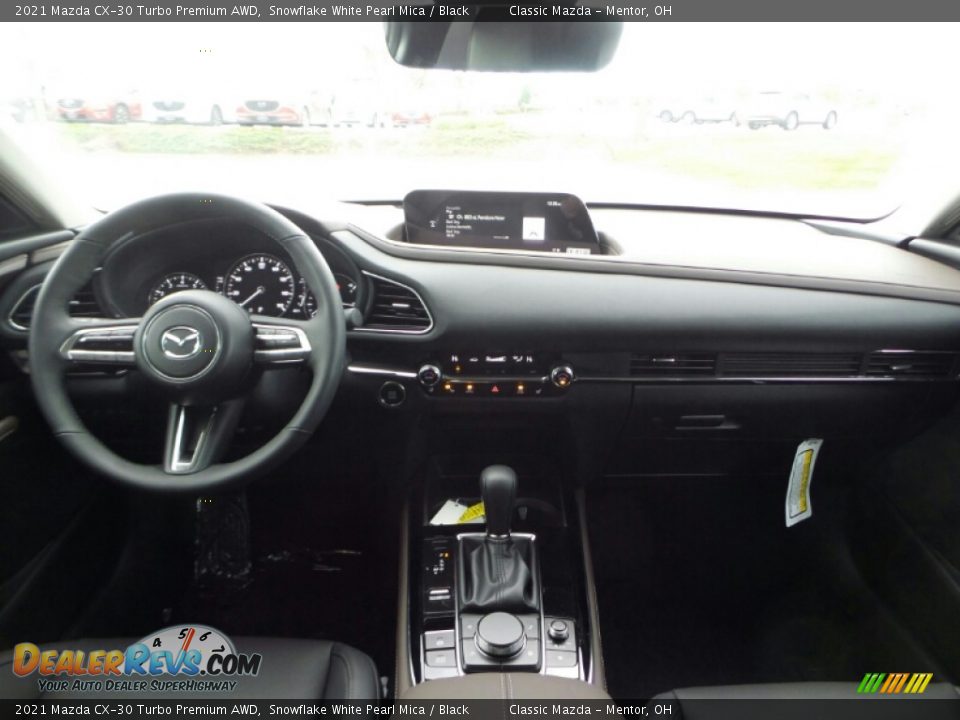 2021 Mazda CX-30 Turbo Premium AWD Snowflake White Pearl Mica / Black Photo #3