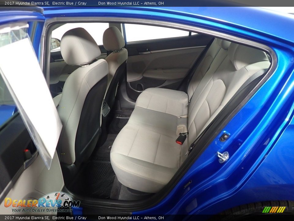 2017 Hyundai Elantra SE Electric Blue / Gray Photo #33