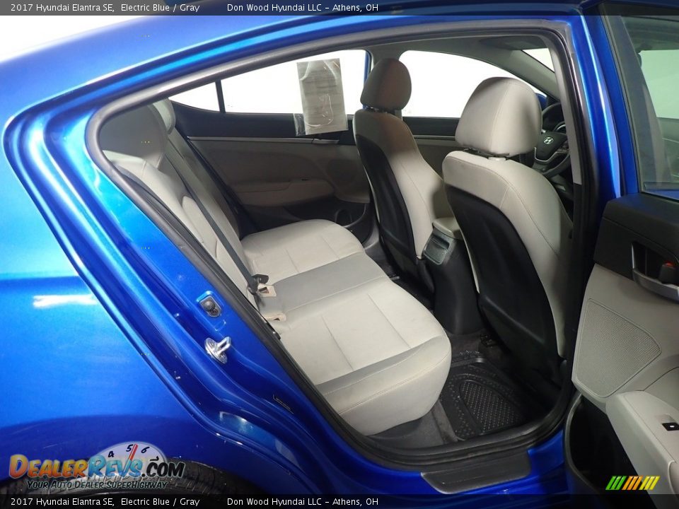 2017 Hyundai Elantra SE Electric Blue / Gray Photo #35
