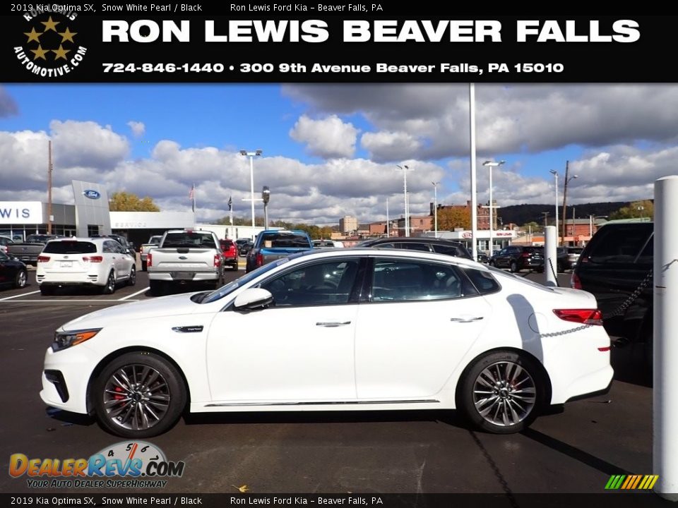 2019 Kia Optima SX Snow White Pearl / Black Photo #1