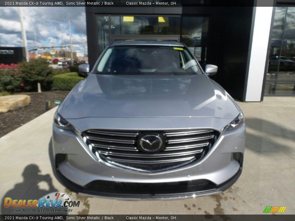 2021 Mazda CX-9 Touring AWD Sonic Silver Metallic / Black Photo #2
