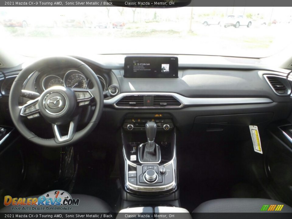 2021 Mazda CX-9 Touring AWD Sonic Silver Metallic / Black Photo #3