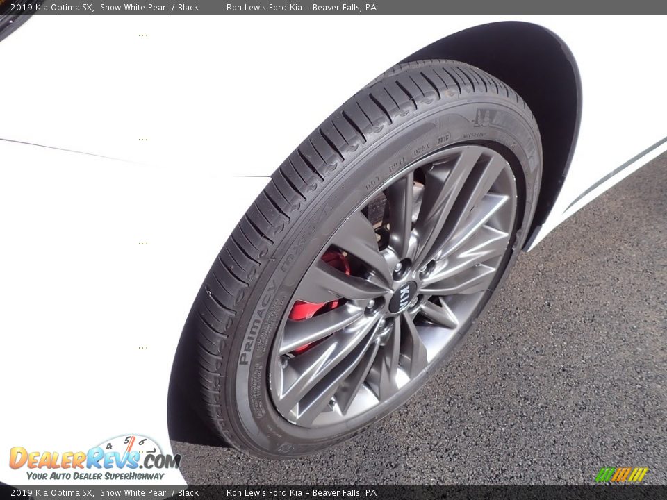 2019 Kia Optima SX Snow White Pearl / Black Photo #3