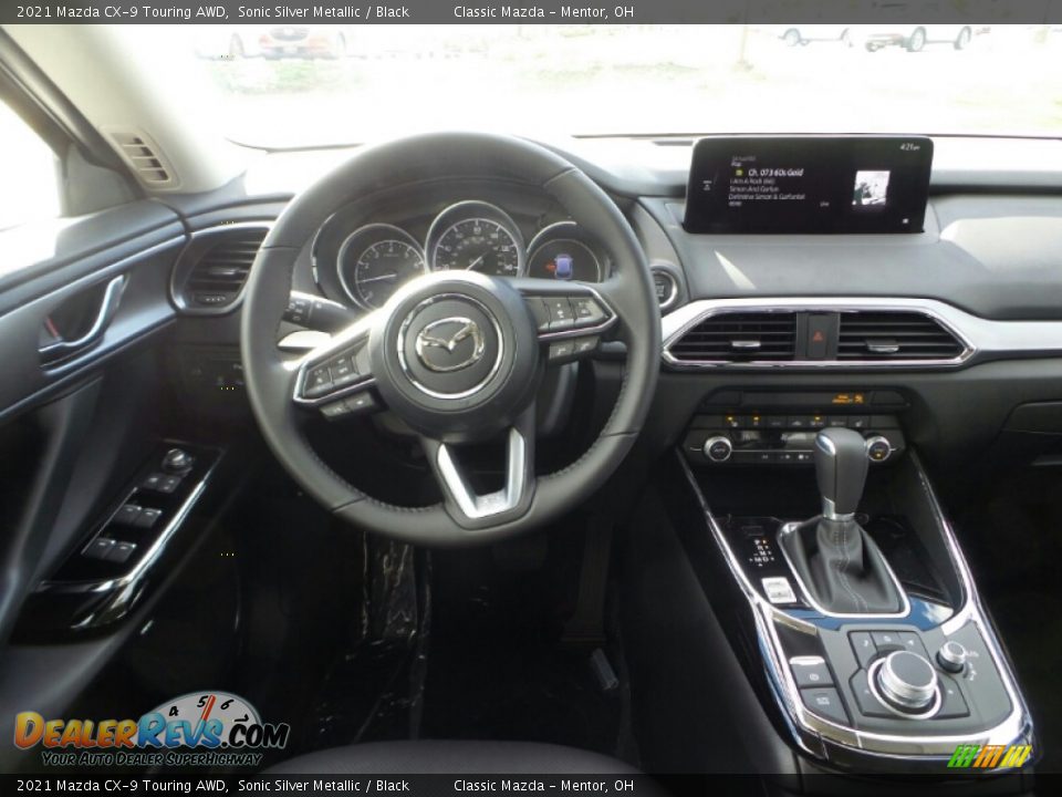 2021 Mazda CX-9 Touring AWD Sonic Silver Metallic / Black Photo #4