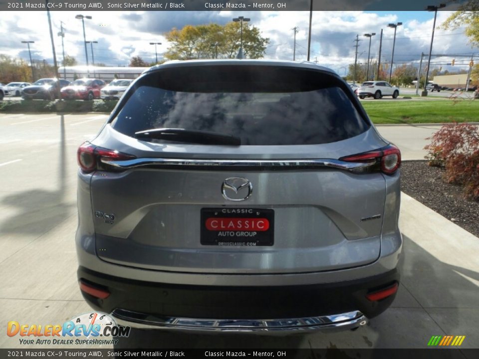 2021 Mazda CX-9 Touring AWD Sonic Silver Metallic / Black Photo #5