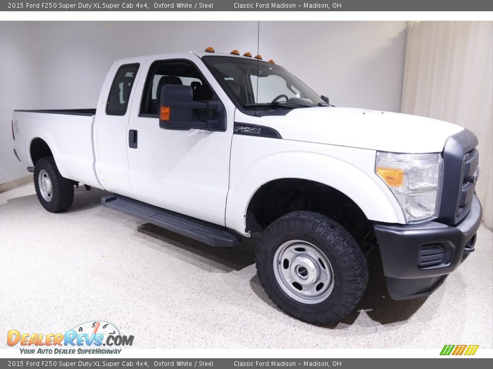 2015 Ford F250 Super Duty XL Super Cab 4x4 Oxford White / Steel Photo #1