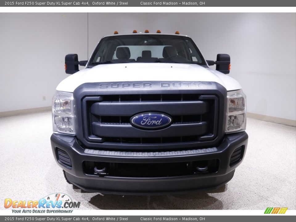 2015 Ford F250 Super Duty XL Super Cab 4x4 Oxford White / Steel Photo #2
