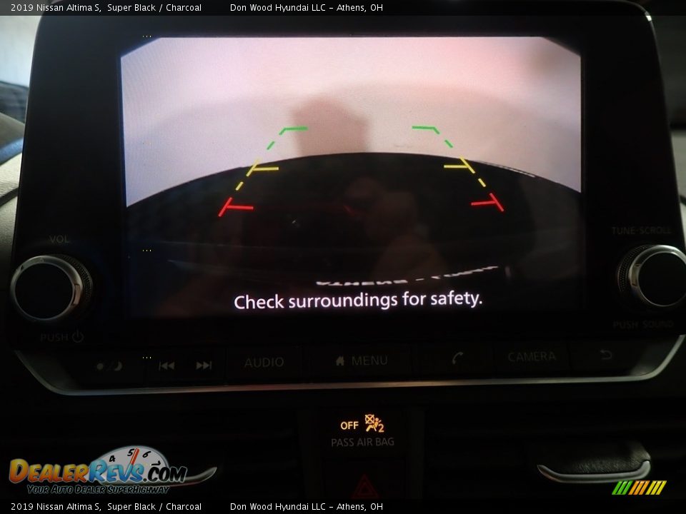 2019 Nissan Altima S Super Black / Charcoal Photo #2