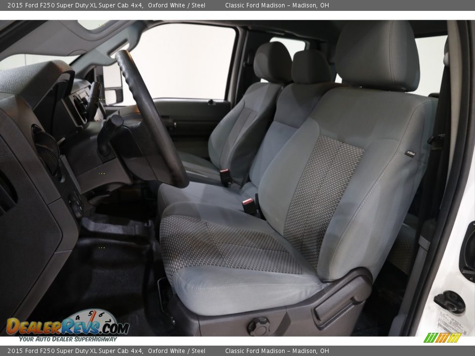 2015 Ford F250 Super Duty XL Super Cab 4x4 Oxford White / Steel Photo #5