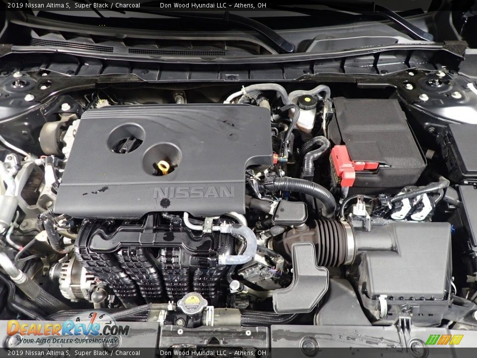 2019 Nissan Altima S Super Black / Charcoal Photo #7
