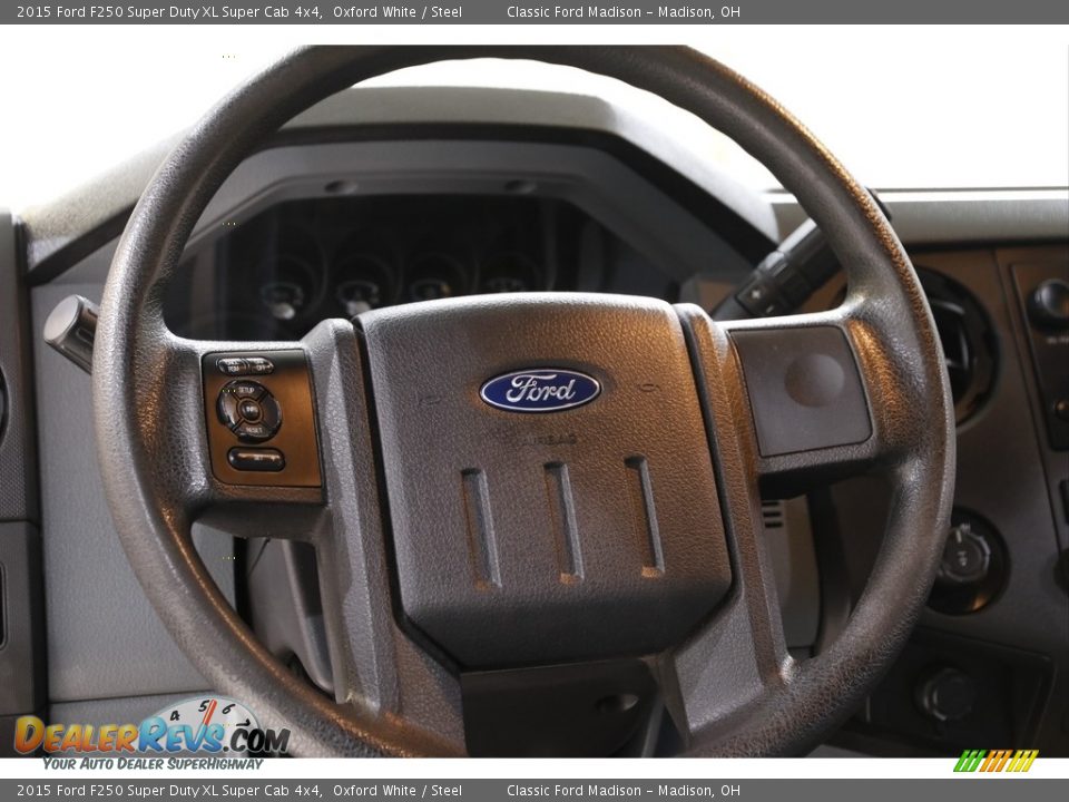 2015 Ford F250 Super Duty XL Super Cab 4x4 Oxford White / Steel Photo #7