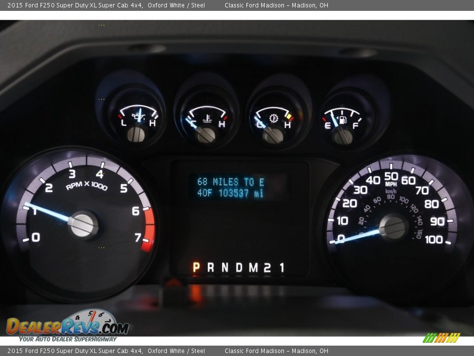2015 Ford F250 Super Duty XL Super Cab 4x4 Oxford White / Steel Photo #8