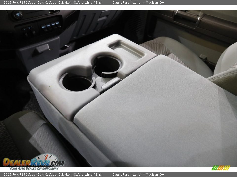 2015 Ford F250 Super Duty XL Super Cab 4x4 Oxford White / Steel Photo #11