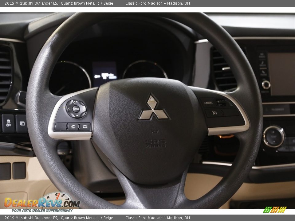 2019 Mitsubishi Outlander ES Quartz Brown Metallic / Beige Photo #7