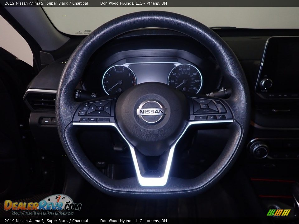2019 Nissan Altima S Super Black / Charcoal Photo #27