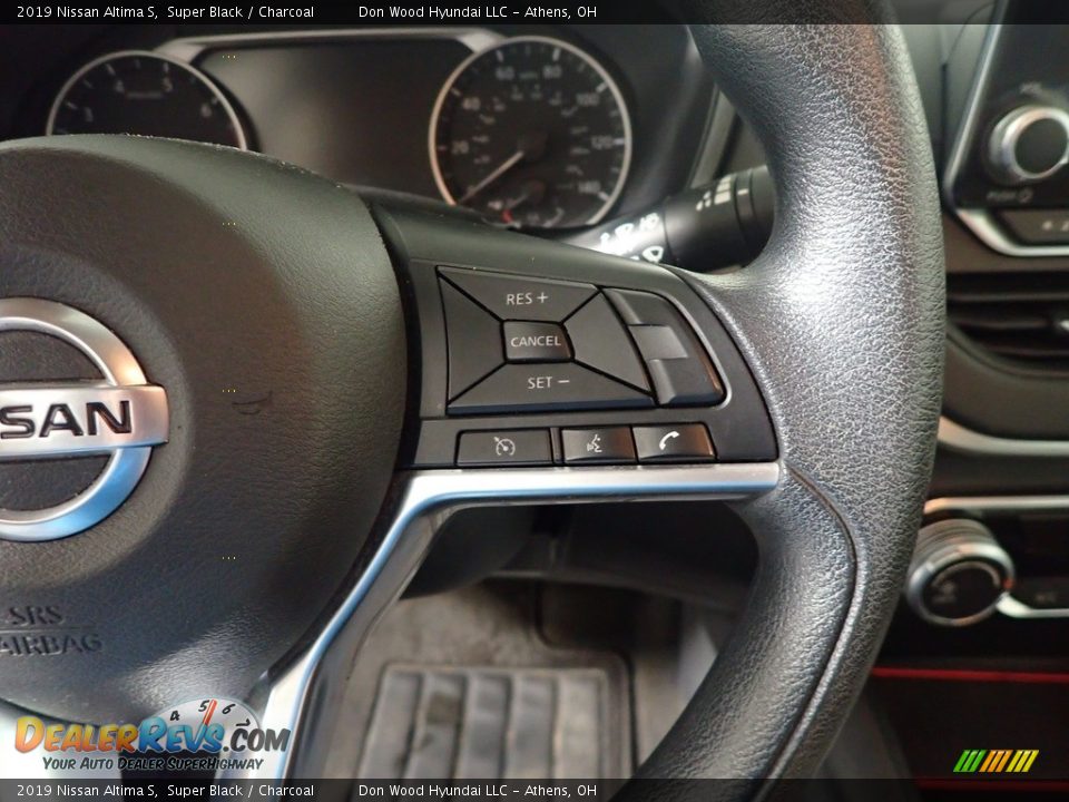 2019 Nissan Altima S Super Black / Charcoal Photo #30