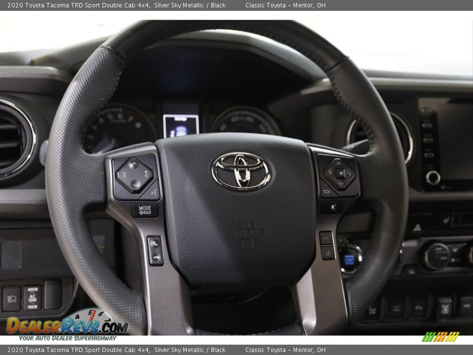 2020 Toyota Tacoma TRD Sport Double Cab 4x4 Silver Sky Metallic / Black Photo #7