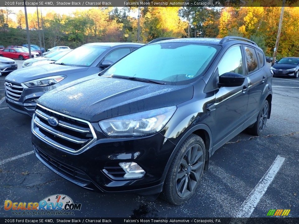 2018 Ford Escape SE 4WD Shadow Black / Charcoal Black Photo #1