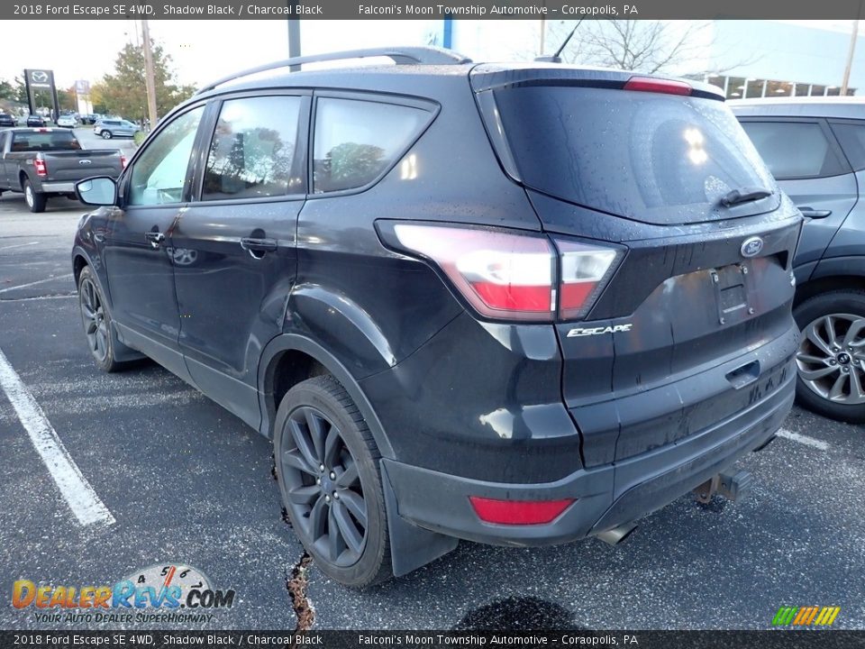 2018 Ford Escape SE 4WD Shadow Black / Charcoal Black Photo #2