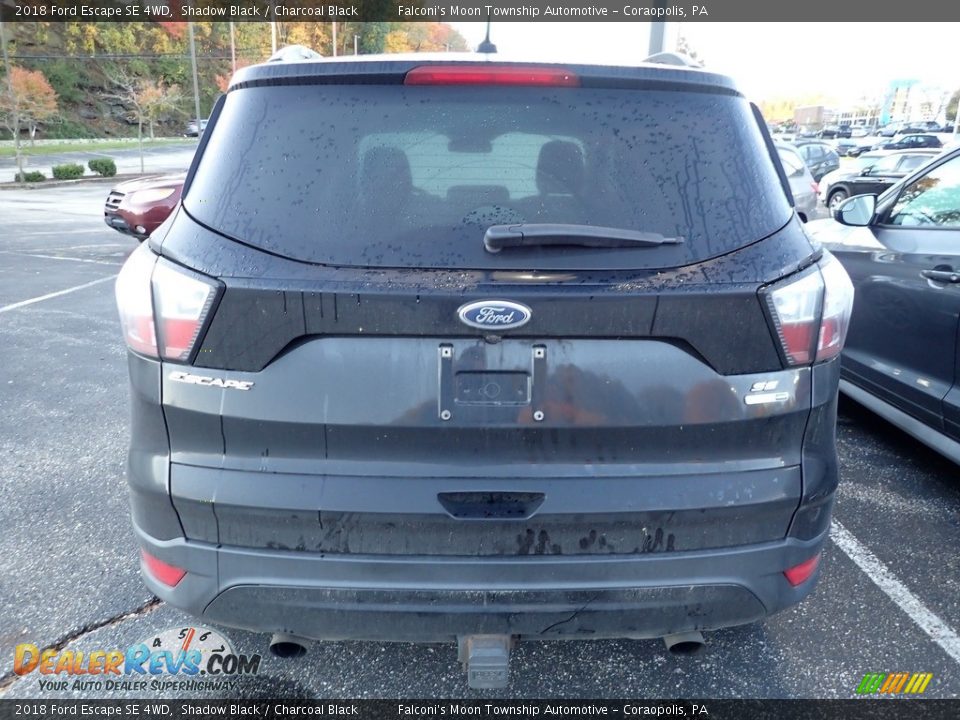 2018 Ford Escape SE 4WD Shadow Black / Charcoal Black Photo #3