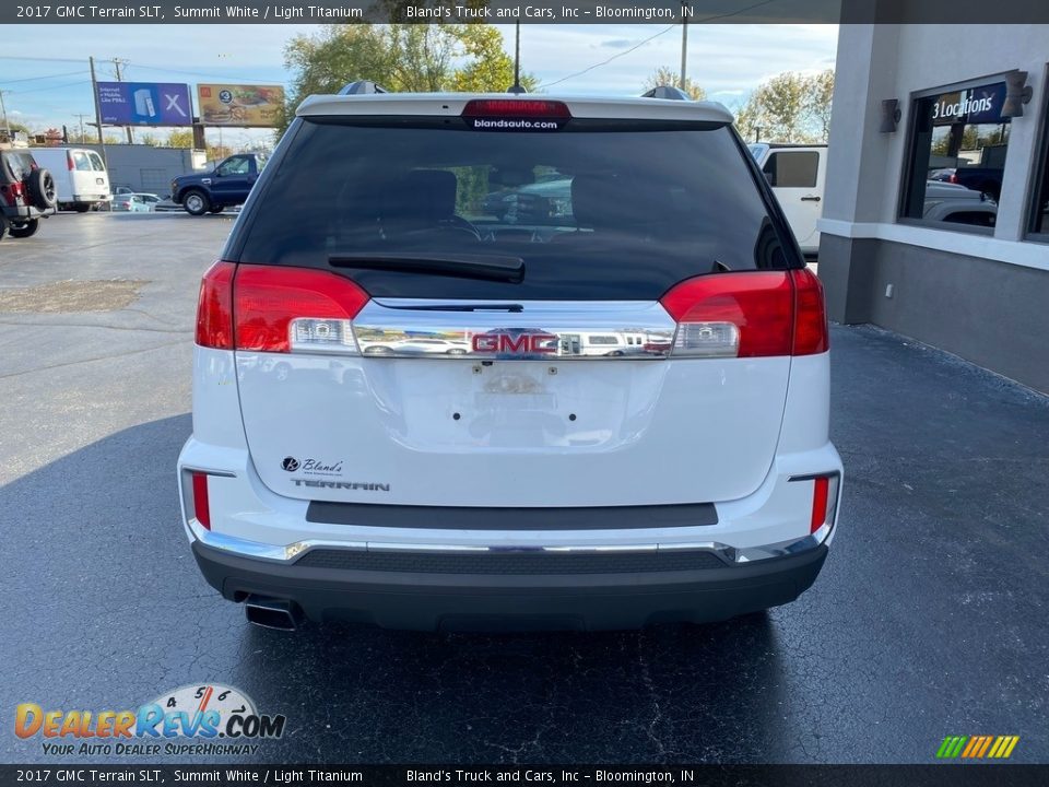 2017 GMC Terrain SLT Summit White / Light Titanium Photo #6