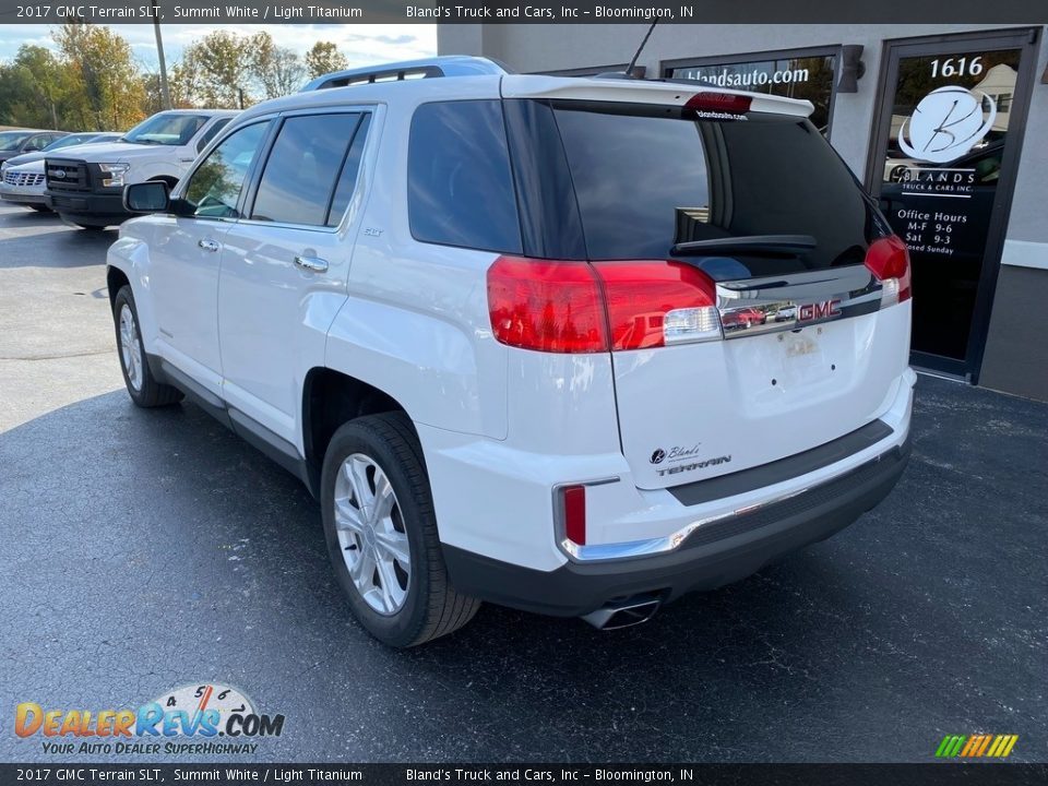 2017 GMC Terrain SLT Summit White / Light Titanium Photo #7