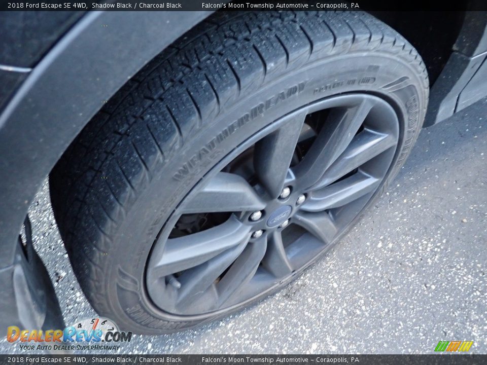2018 Ford Escape SE 4WD Shadow Black / Charcoal Black Photo #5