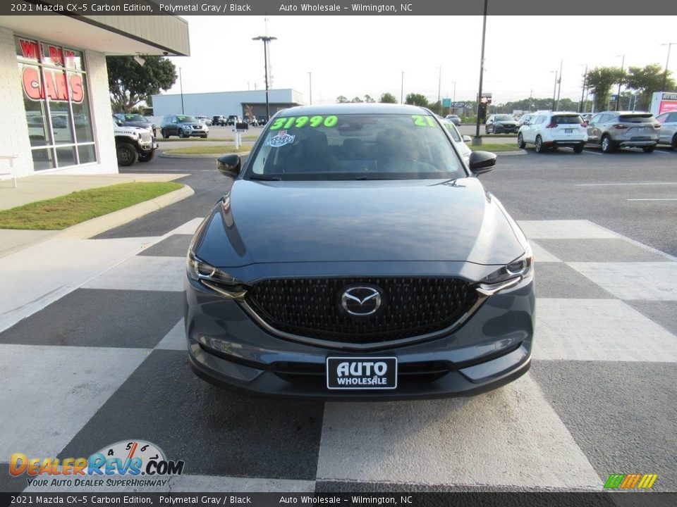 2021 Mazda CX-5 Carbon Edition Polymetal Gray / Black Photo #2