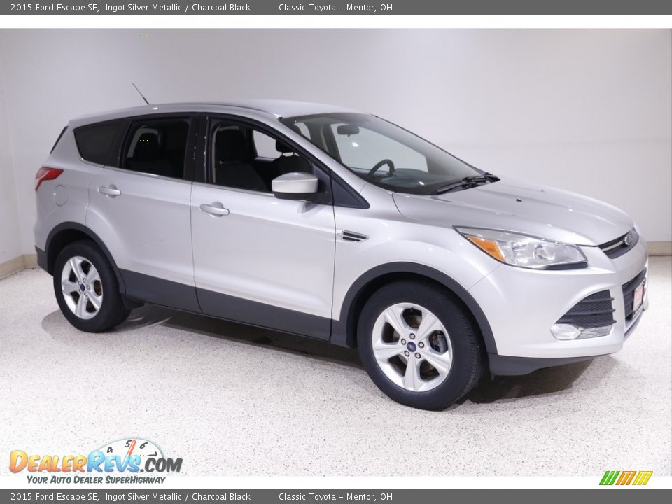 2015 Ford Escape SE Ingot Silver Metallic / Charcoal Black Photo #1
