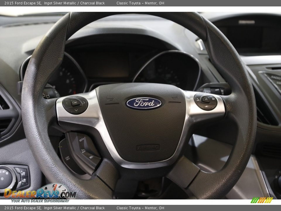 2015 Ford Escape SE Ingot Silver Metallic / Charcoal Black Photo #7