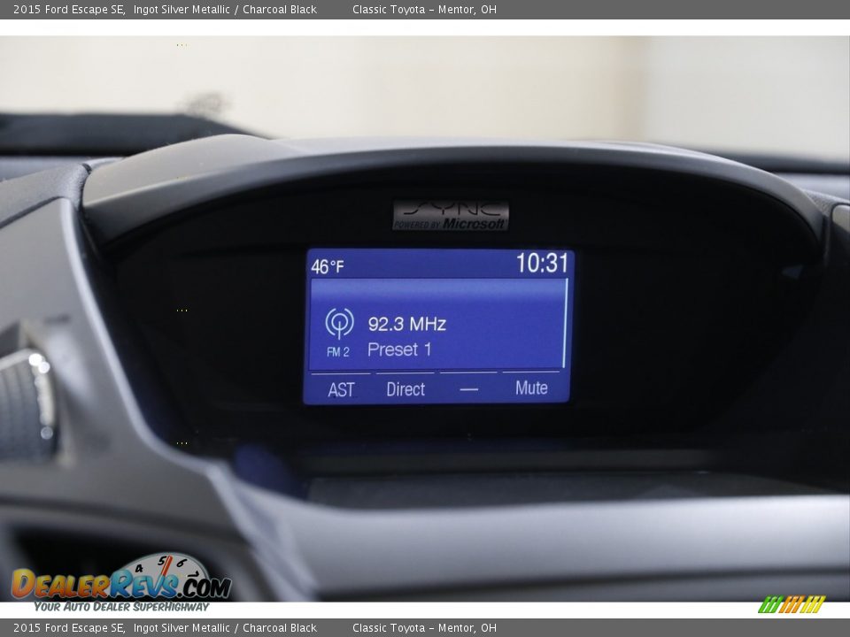2015 Ford Escape SE Ingot Silver Metallic / Charcoal Black Photo #9