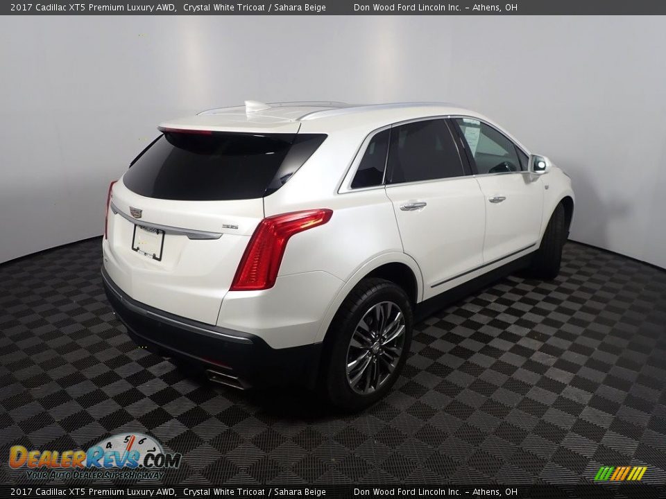 2017 Cadillac XT5 Premium Luxury AWD Crystal White Tricoat / Sahara Beige Photo #20