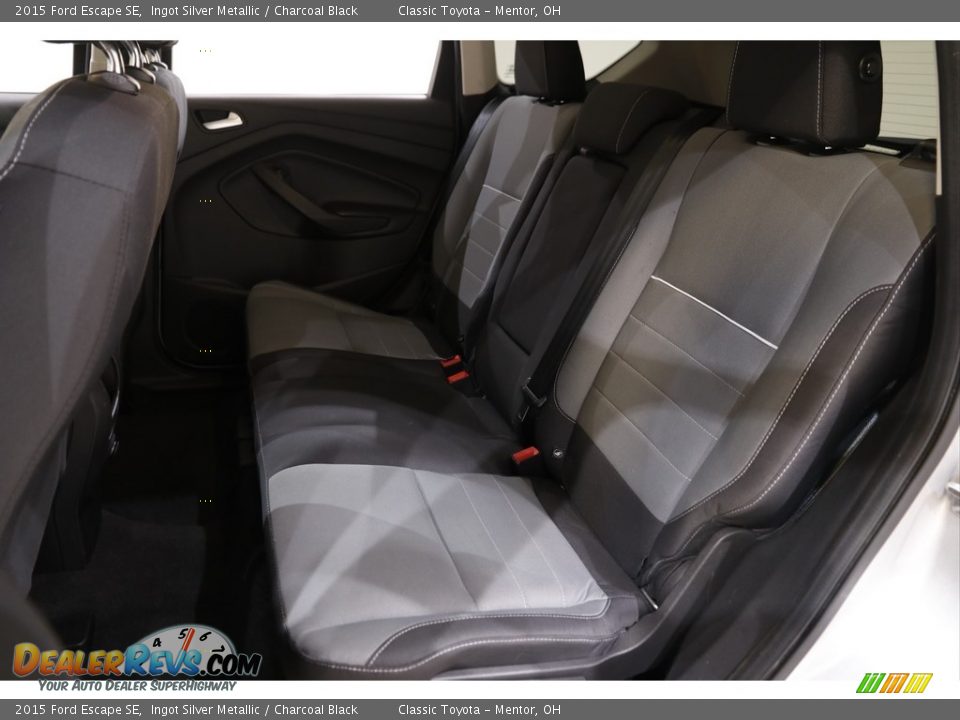 2015 Ford Escape SE Ingot Silver Metallic / Charcoal Black Photo #14