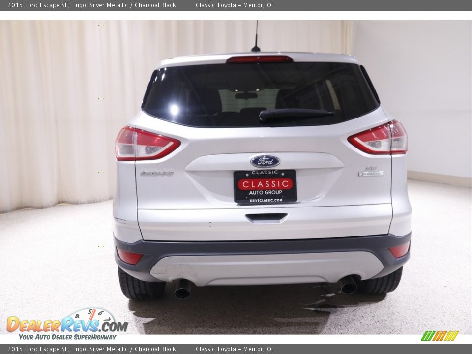 2015 Ford Escape SE Ingot Silver Metallic / Charcoal Black Photo #15