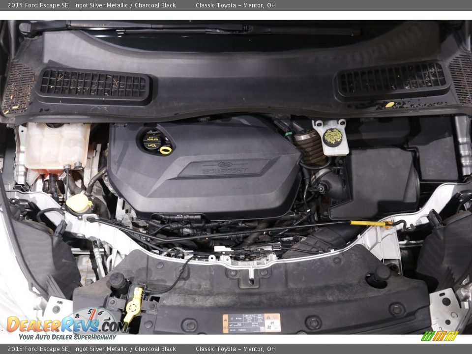 2015 Ford Escape SE Ingot Silver Metallic / Charcoal Black Photo #16