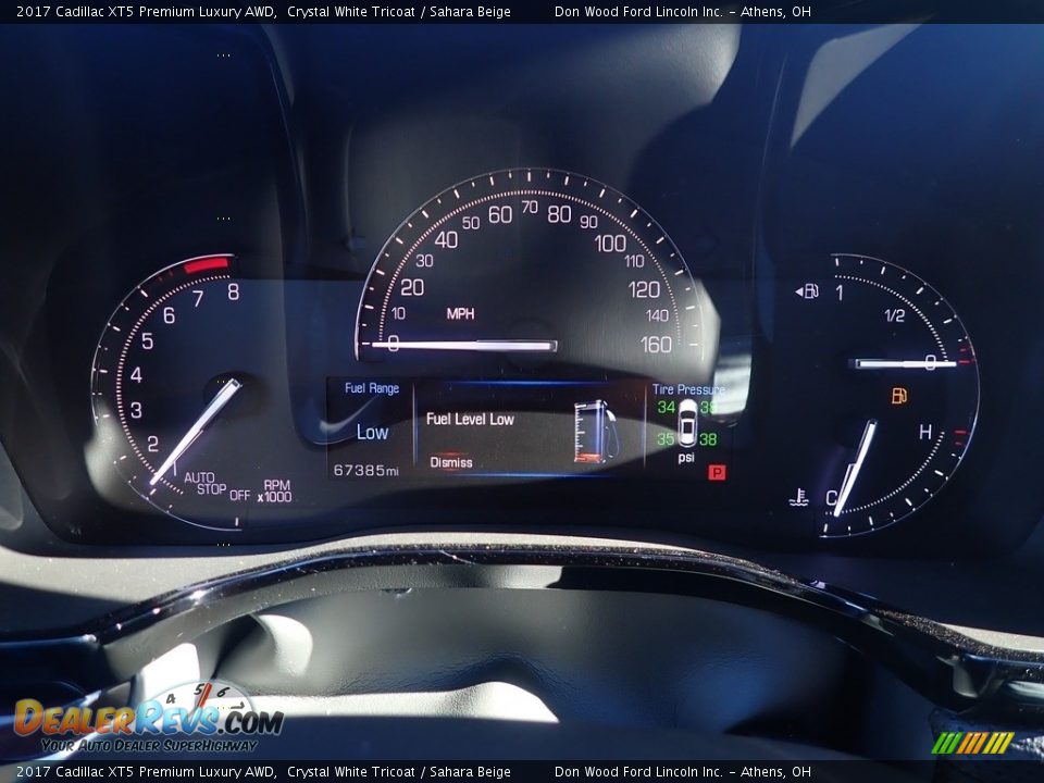 2017 Cadillac XT5 Premium Luxury AWD Crystal White Tricoat / Sahara Beige Photo #31