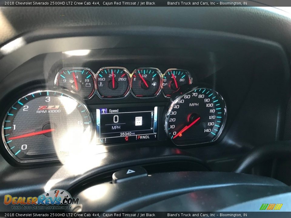 2018 Chevrolet Silverado 2500HD LTZ Crew Cab 4x4 Cajun Red Tintcoat / Jet Black Photo #4