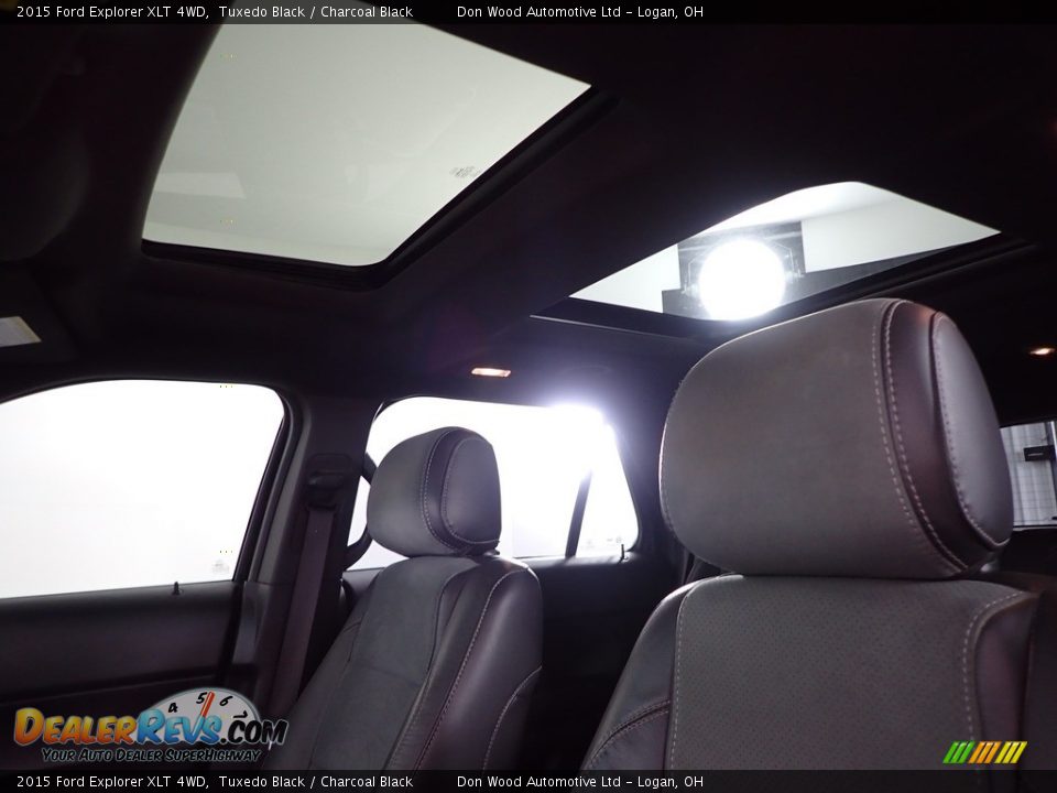 2015 Ford Explorer XLT 4WD Tuxedo Black / Charcoal Black Photo #2