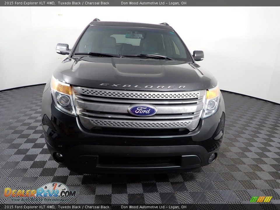 2015 Ford Explorer XLT 4WD Tuxedo Black / Charcoal Black Photo #9