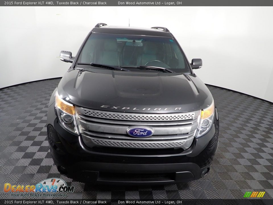 2015 Ford Explorer XLT 4WD Tuxedo Black / Charcoal Black Photo #10