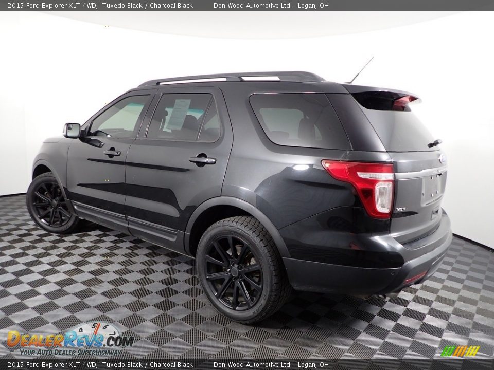 2015 Ford Explorer XLT 4WD Tuxedo Black / Charcoal Black Photo #13